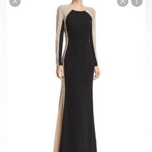 Avery G Beaded Color-Blocked Gown sz 4 never worn, new